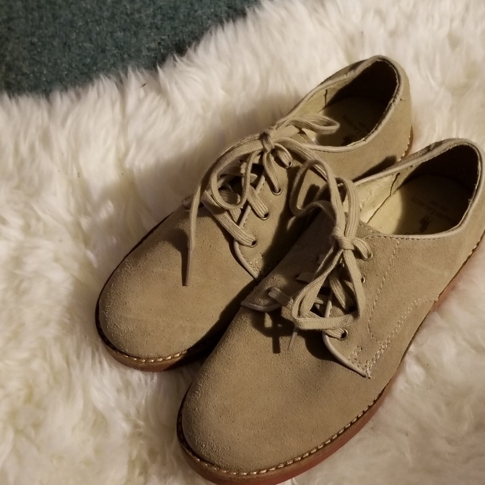 Ralph Lauren Suede Tie Up Shoes